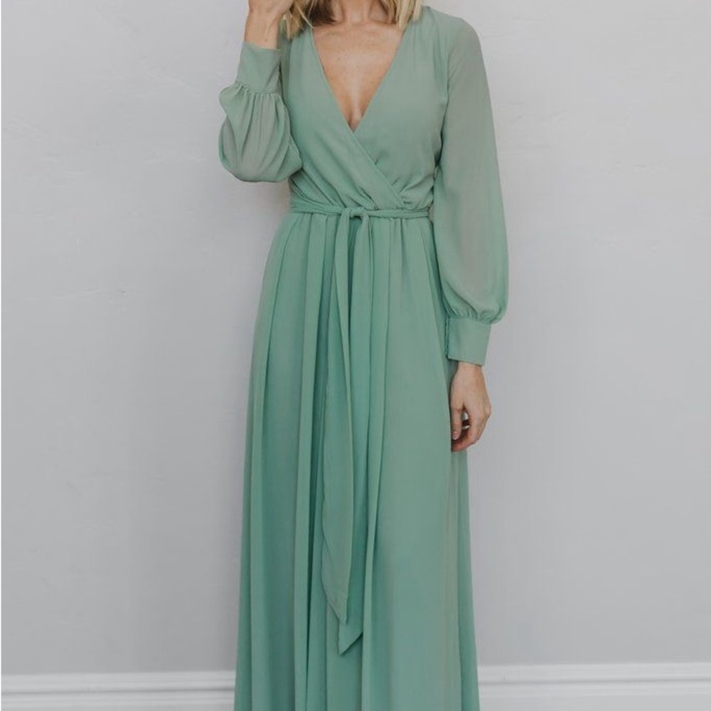 Baltic Born Sage Long Sleeve Dress